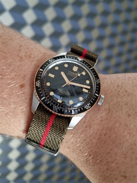 oris diver 65 nato strap.